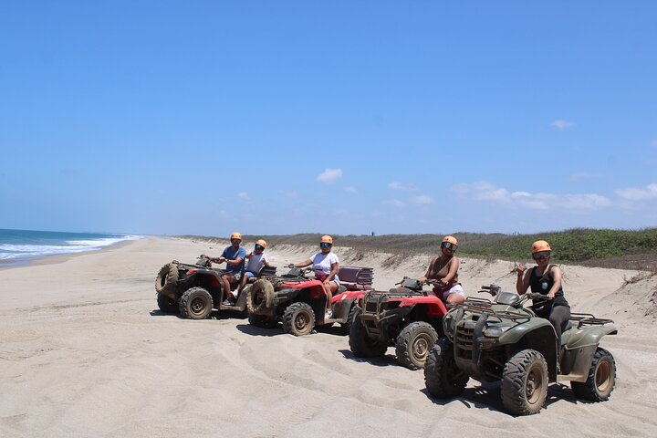 Jungle and beach ATV tour + lunch + tequila tasting