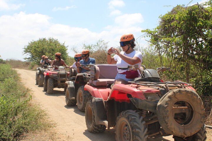 Jungle and beach ATV tour + lunch + tequila tasting