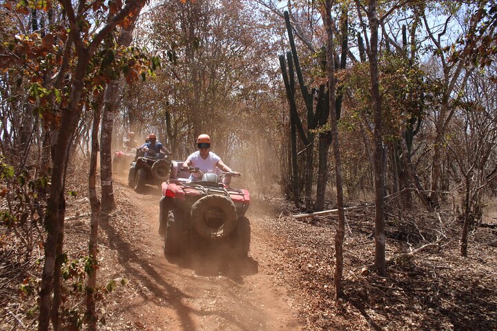 Jungle and beach ATV tour + lunch + tequila tasting