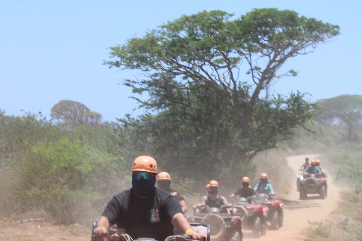 Jungle and beach ATV tour + lunch + tequila tasting