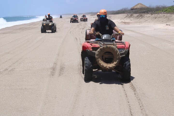 Jungle and beach ATV tour + lunch + tequila tasting
