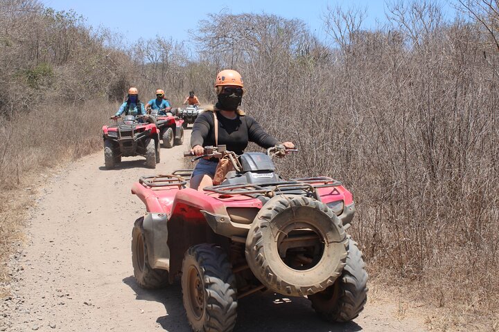 Jungle and beach ATV tour + lunch + tequila tasting