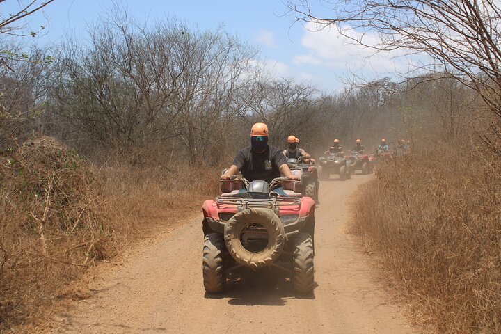 Jungle and beach ATV tour + lunch + tequila tasting