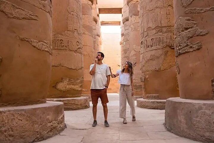 4-Day Nile Cruise sails Aswan to Luxor&Abu Simbel.Hot air Balloon