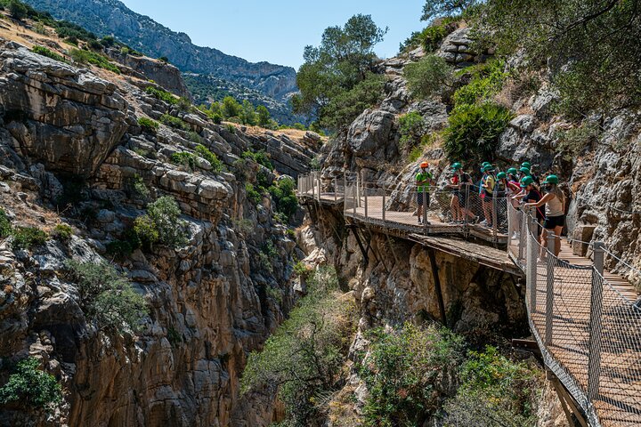 From Malaga Caminito del Rey Guided Tour with transportation