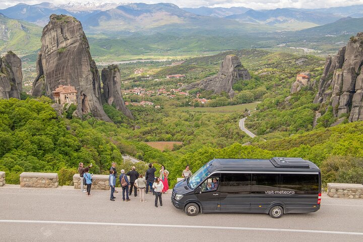 Meteora Sunset with Monastery & Hermit Caves Tour in Small Group