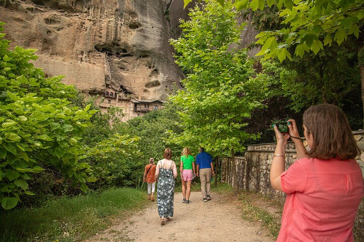 Meteora Sunset with Monastery & Hermit Caves Tour in Small Group