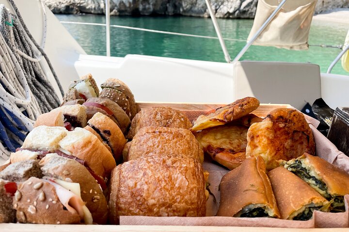 Catamaran Cruise in Nafplio | Greek Buffet & Open Bar