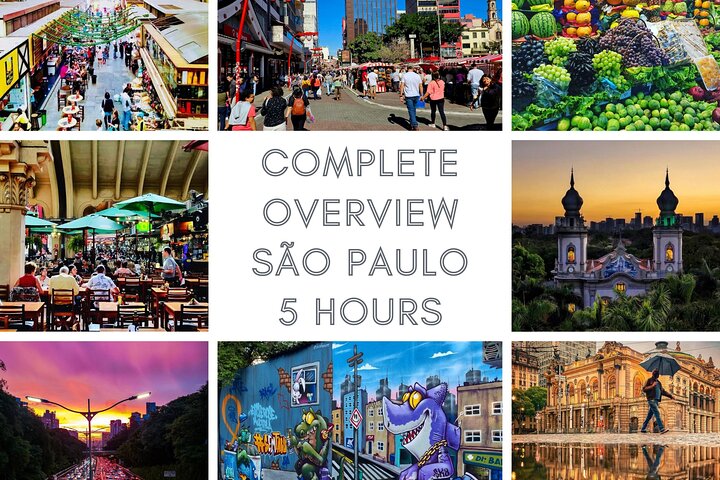 Amazing São Paulo overview in 4 or 5 hours with a private guide