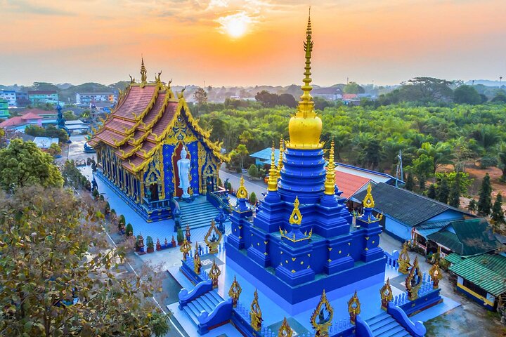 Chiang Rai White Temple, Blue Temple and more from Chiang Mai