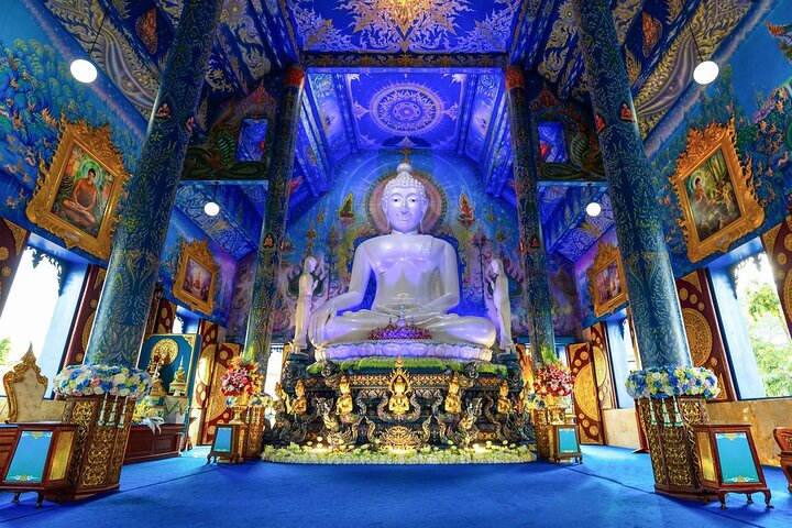 Chiang Rai White Temple, Blue Temple and more from Chiang Mai