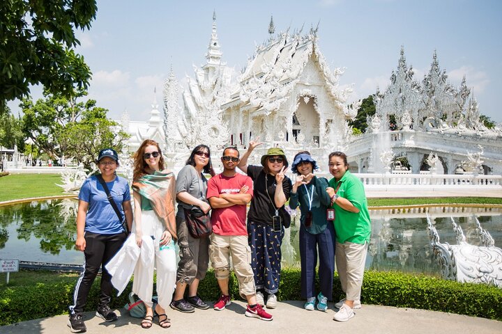 Chiang Rai White Temple, Blue Temple and more from Chiang Mai