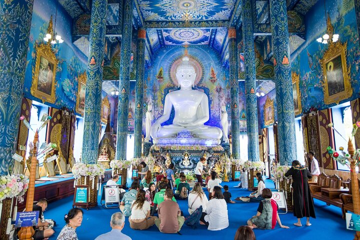 Chiang Rai White Temple, Blue Temple and more from Chiang Mai