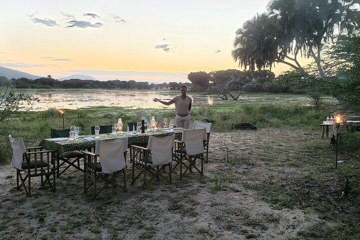 1 Night Exclusive Rustic Luxury Safari Camp Nyerere National Park
