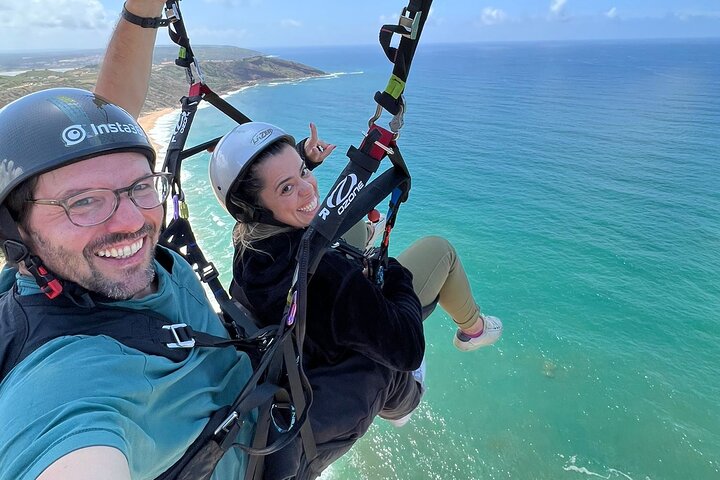 Paragliding Flight in Nazaré