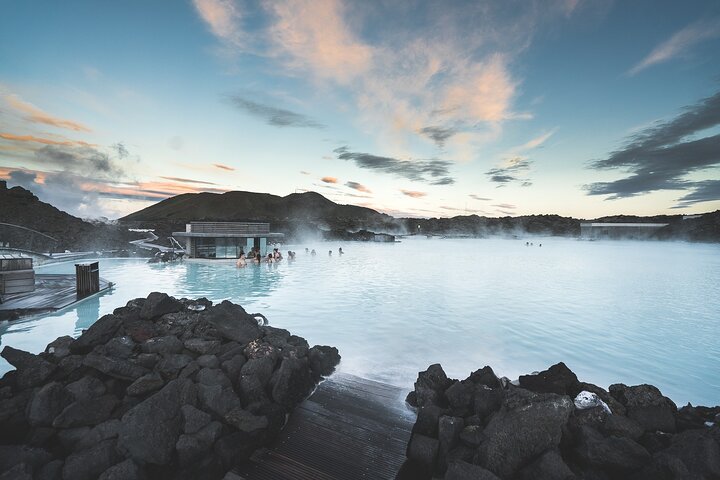 Blue Lagoon Admission with Mask, Drink, Transfers from Reykjavik