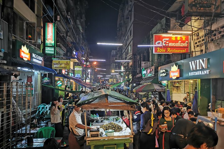 Yangon Evening Street Food and Market Walking Tour