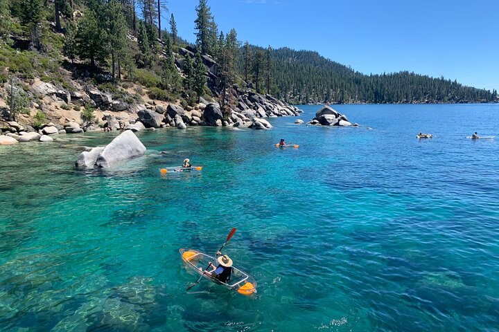Clear Kayak Tour of Sand Harbor's Crystal Clear Waters