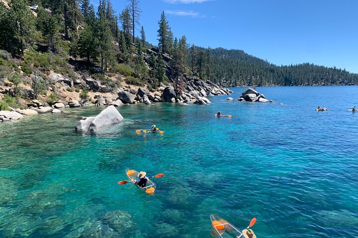 Clear Kayak Tour of Sand Harbor's Crystal Clear Waters