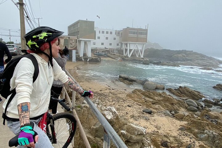 Bicycle ride along the coastal edge of Viña del Mar