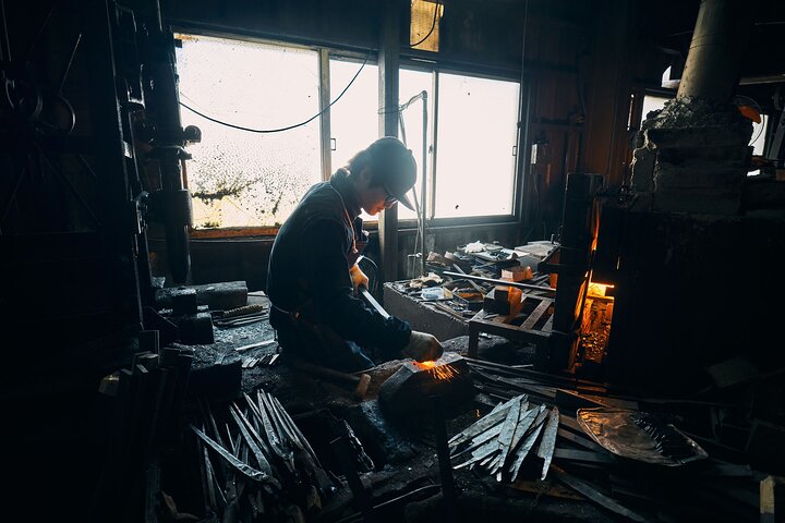 Private Echizen Knife Making Factory and walking Tour