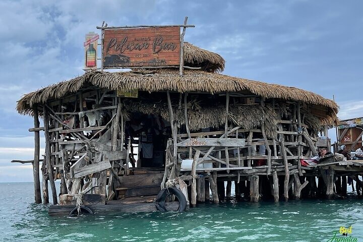 Zipline, YS Falls & Pelican Bar Private Tour From Montego Bay