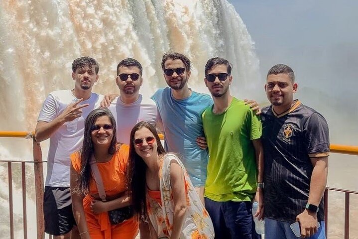 Small group Falls Both Sides - Argentina and Brazil
