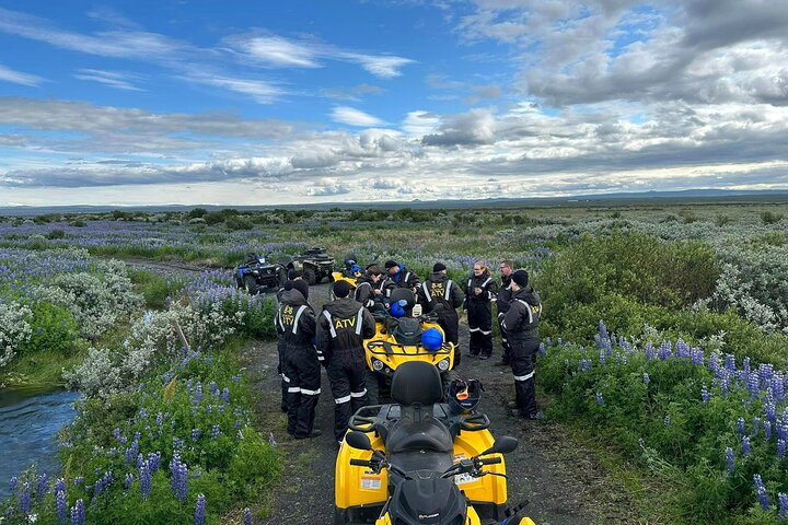 2 hrs. ATV quad trip down with glacier river Northeast of Iceland