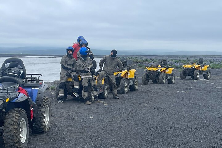 2 hrs. ATV quad trip down with glacier river Northeast of Iceland