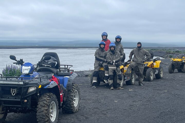 2 hrs. ATV quad trip down with glacier river Northeast of Iceland