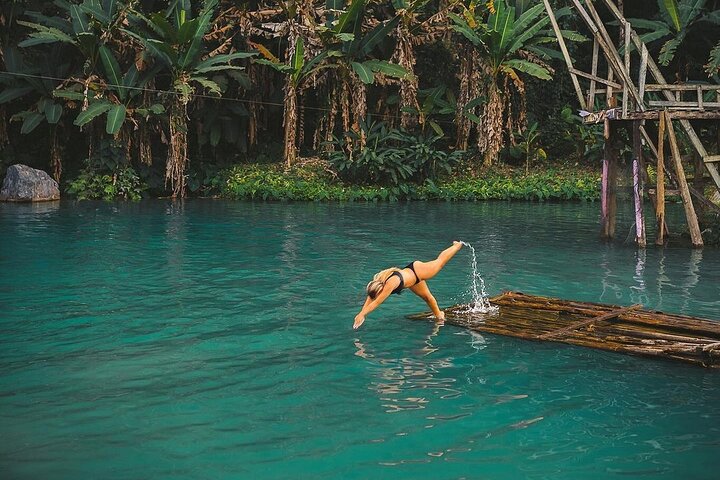 Vang Vieng Tour A - Blue lagoon 3 with Caves and Zipline