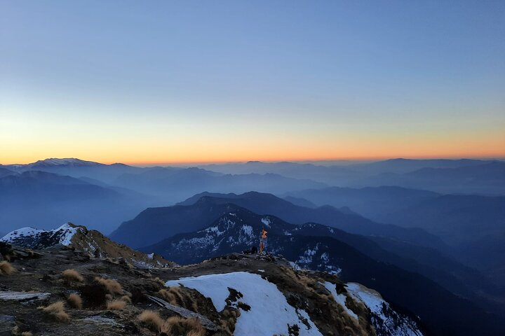 Chopta-Tungnath Trek, A Sunrise at 3700m in the Himalayas