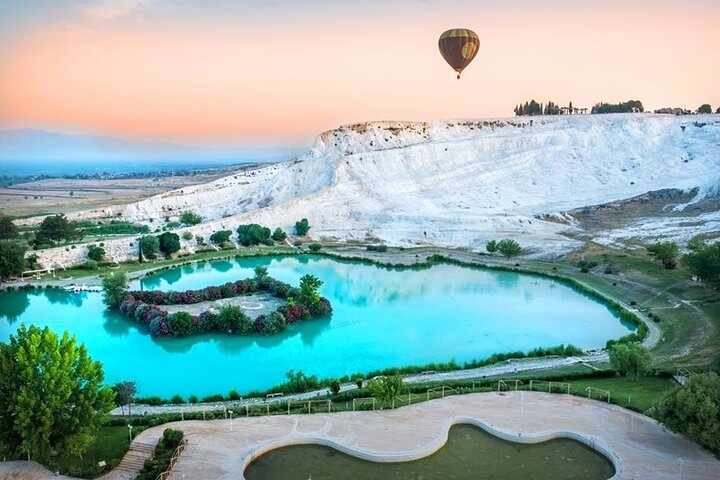 Pamukkale Hot Air Balloon Tour Over Travertines