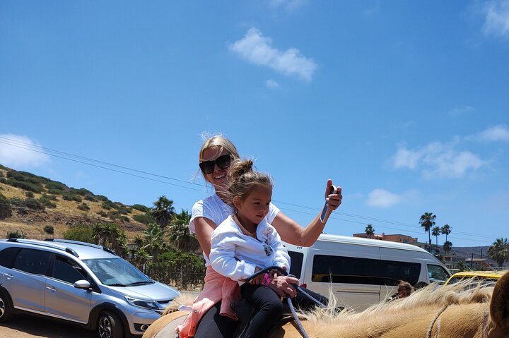 Private excursion, Horseback riding on the beach and La Bufadora