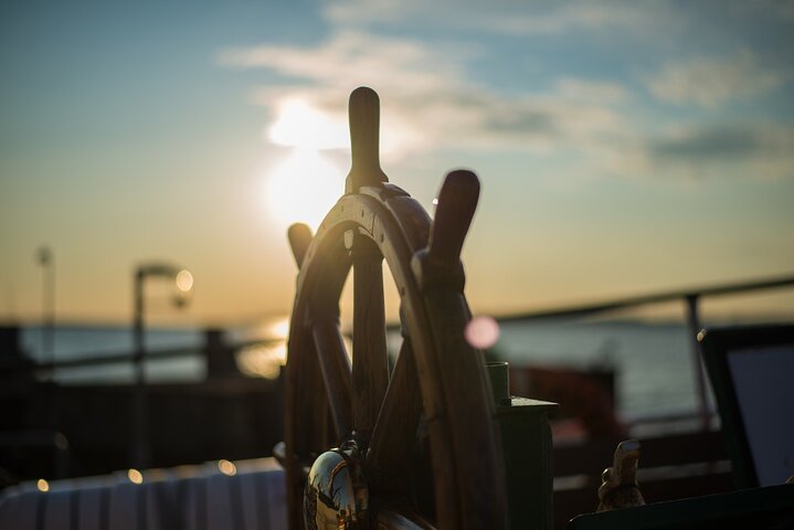 Sunset in Denia from the Catamaran