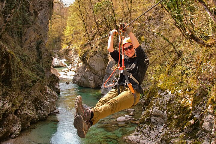 Bovec Zipline - canyon Ucja - the longest zipline in Europe