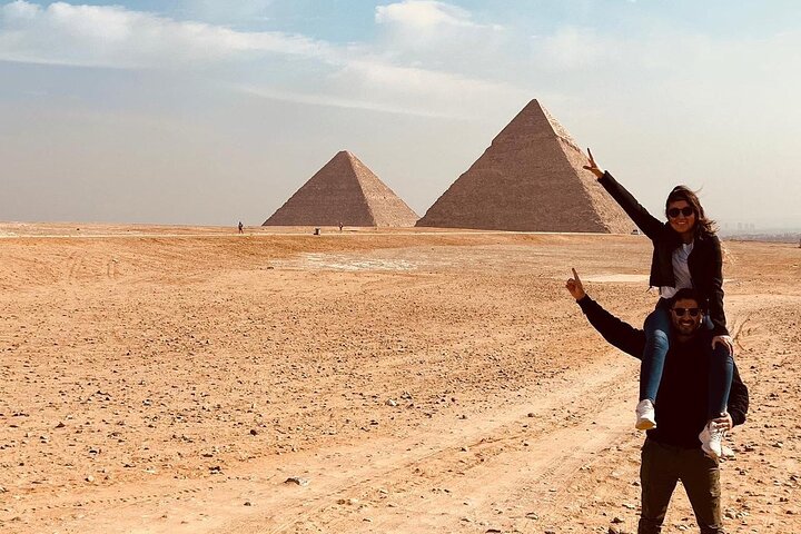 From El Sokhna Port: Pyramids, Sakkara & Camel Ride Private Tour
