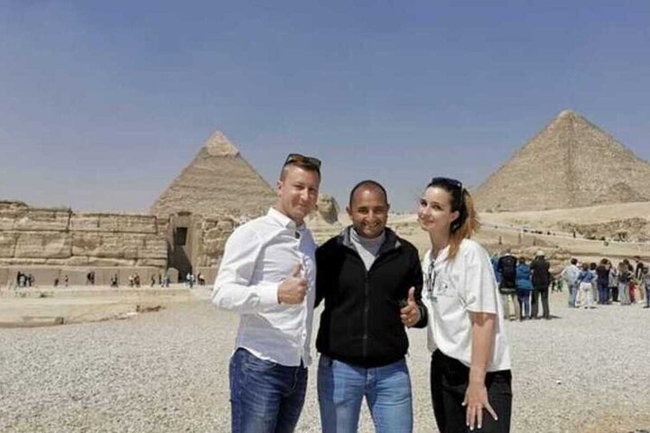 From El Sokhna Port: Pyramids, Sakkara & Camel Ride Private Tour