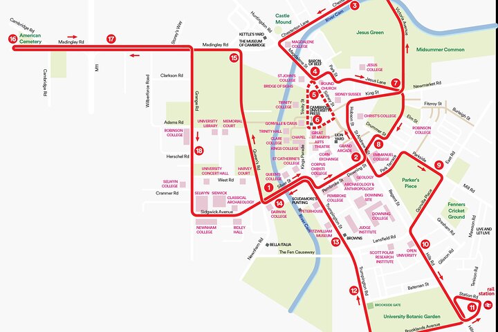 City Sightseeing Cambridge Hop-On Hop-Off Bus Tour