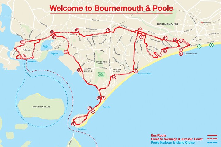 City Sightseeing Bournemouth Hop-On Hop-Off Bus Tour