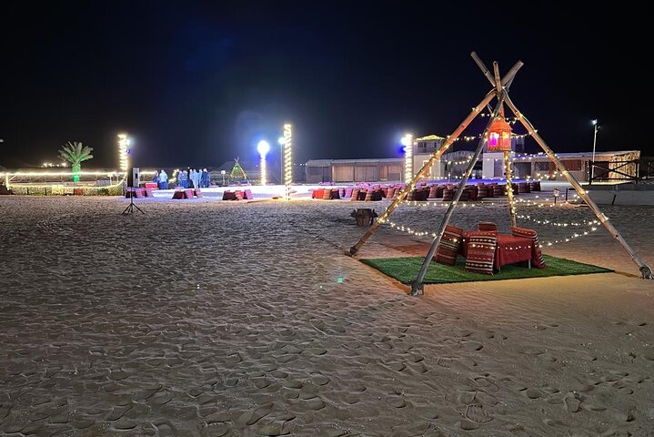 Abu Dhabi Desert Safari With BBQ Dinner & Live Shows
