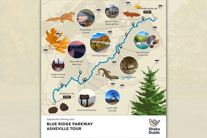 Blue Ridge Parkway Self-Guided Audio Tour Bundle