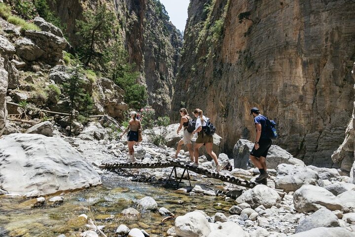 Crete : Samaria Easy way Gorge from Sfakia with Private Transfer