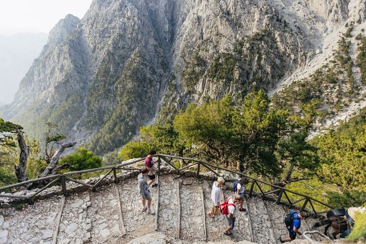 Crete : Samaria Easy way Gorge from Sfakia with Private Transfer