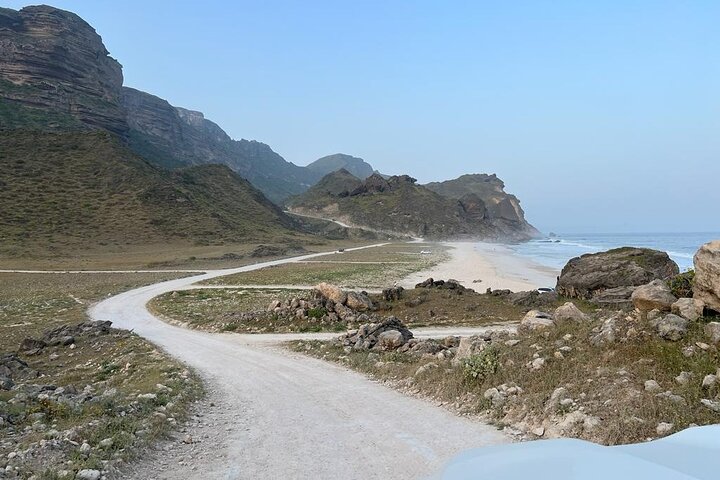 West Salalah Tour - Caribbean of Orient - Fazayah Beach with City
