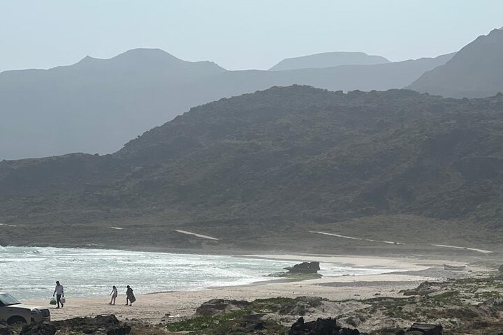 West Salalah Tour - Caribbean of Orient - Fazayah Beach with City