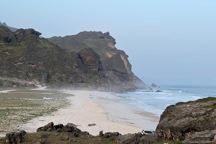 West Salalah Tour - Caribbean of Orient - Fazayah Beach with City