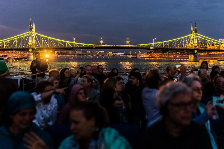Budapest Danube River Sightseeing Night Cruise with Drink
