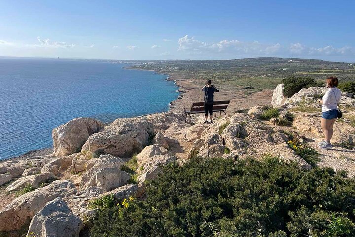 From Larnaca - Cape Greko, Sea Caves, Bridge of Love (Group of 5)