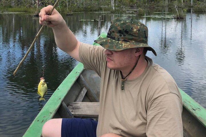 Fishing for Piranhas in Lake Yacumama